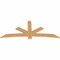Ekena Millwork Alberta Smooth Timber Gable Bracket, Western Red Cedar, 84"W x 35"H x 1 1/2"D x 5 1/2"F, 10/12 Pitch GBW084X35X0206ALB00SWR - alternate 2